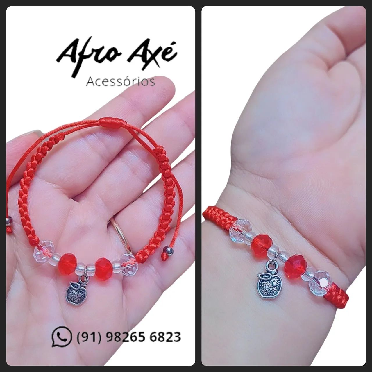 Pulseira Artesanal em Macramê  - Foto 2
