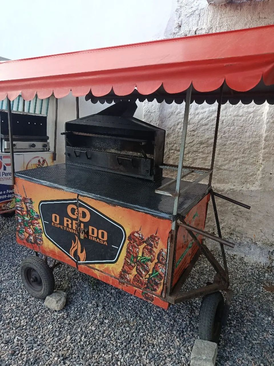 Vende carrinho de espetinho 
