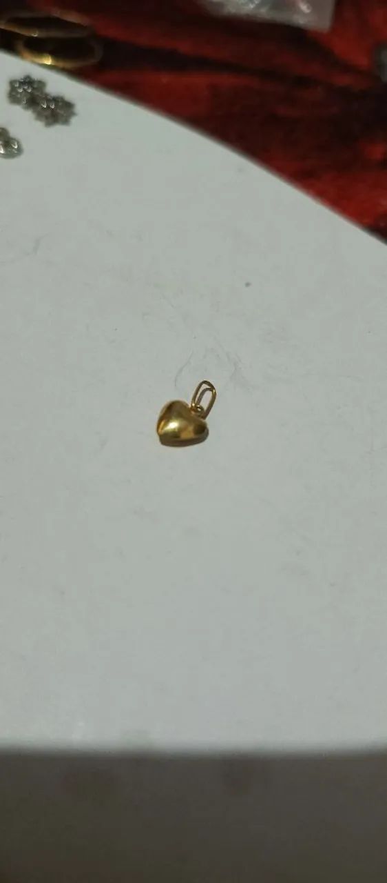 PINGENTE DE OURO 18K FORMA DE CORAÇÃO  - Foto 2