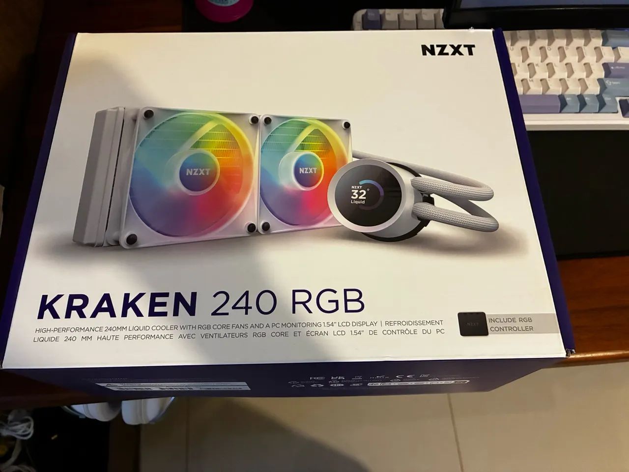Water cooler nzxt 240mm kraken