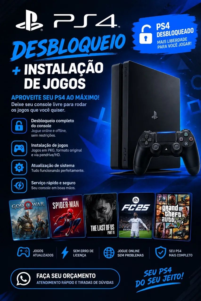 BAIXO JOGOS PRO SEU PS4
