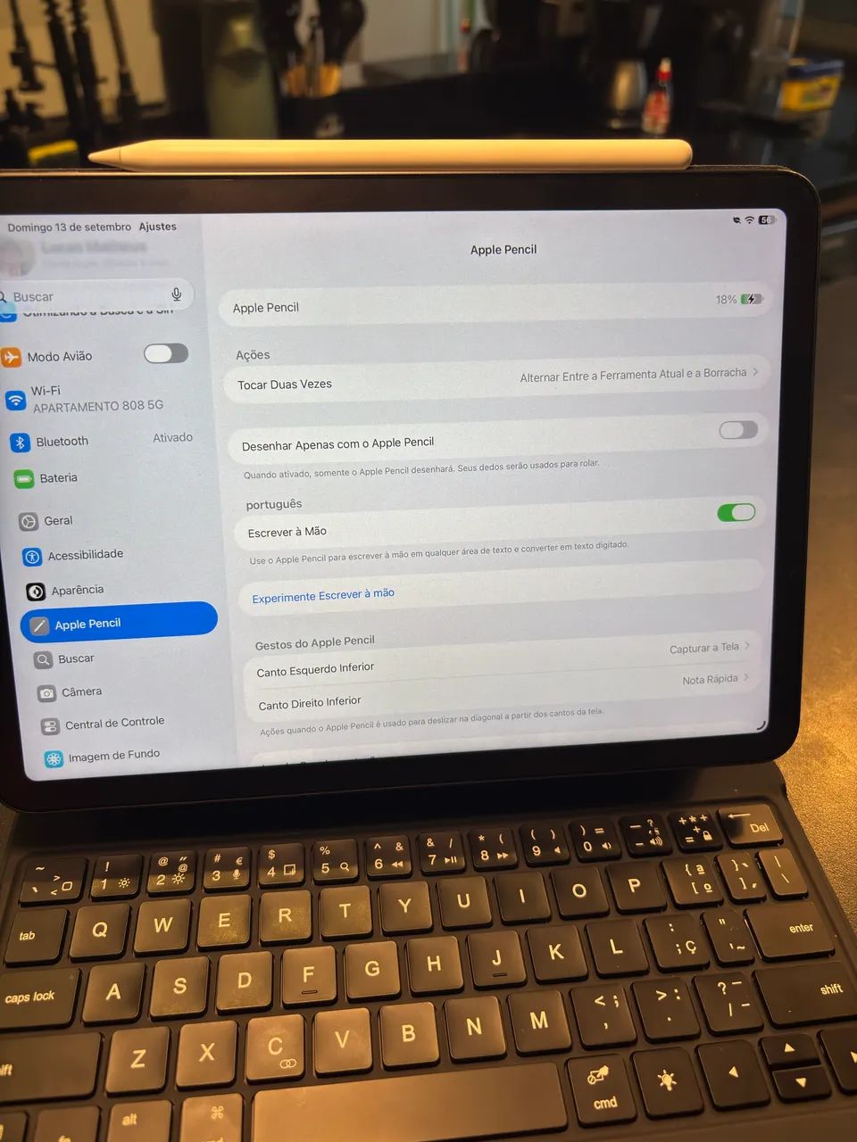 Apple Pencil 2º geração A2051 - Foto 3