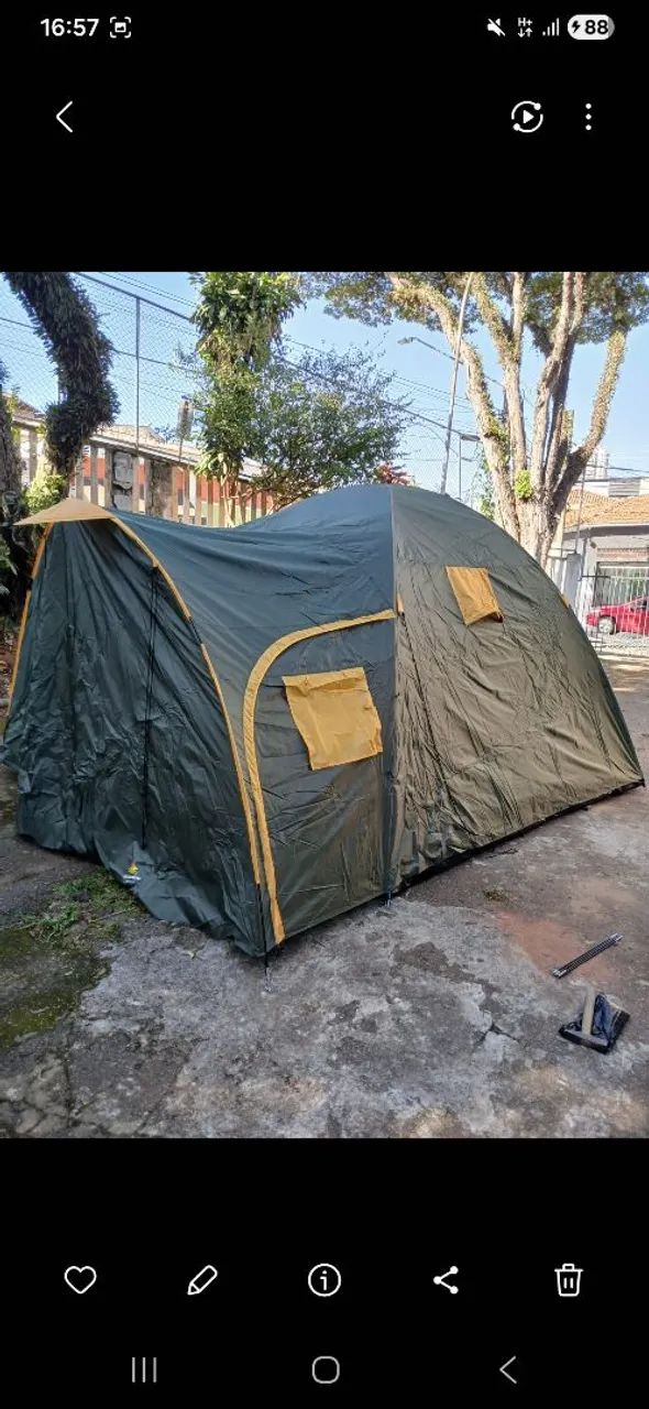Barraca de acampar, 4 pessoas