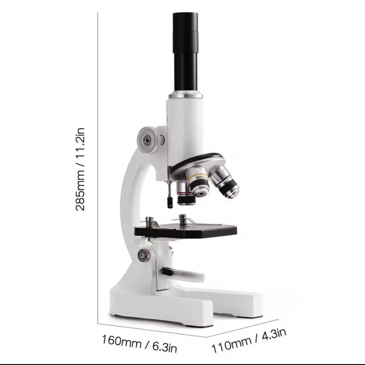 Microscópio Monocular 64x-2400x - na caixa  - Foto 2