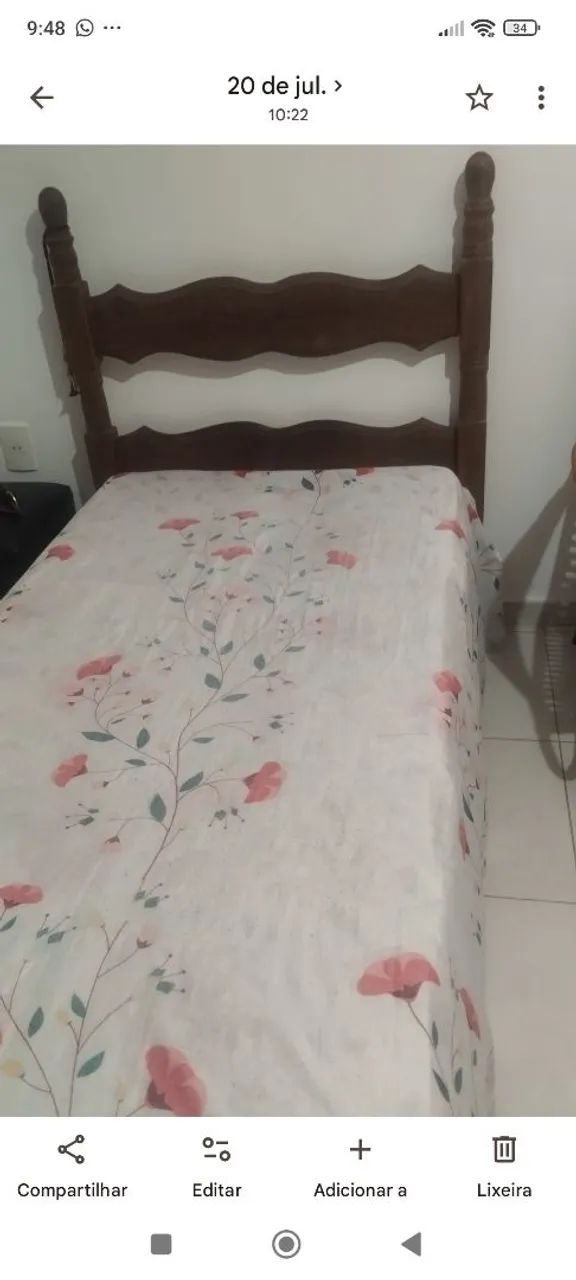Sofá, geladeira, cama e smart tv.  - Foto 4