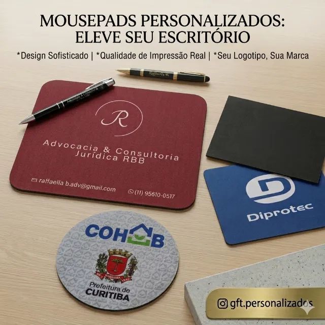 mouse pad - PERSONALIZADO COM SUA LOGO