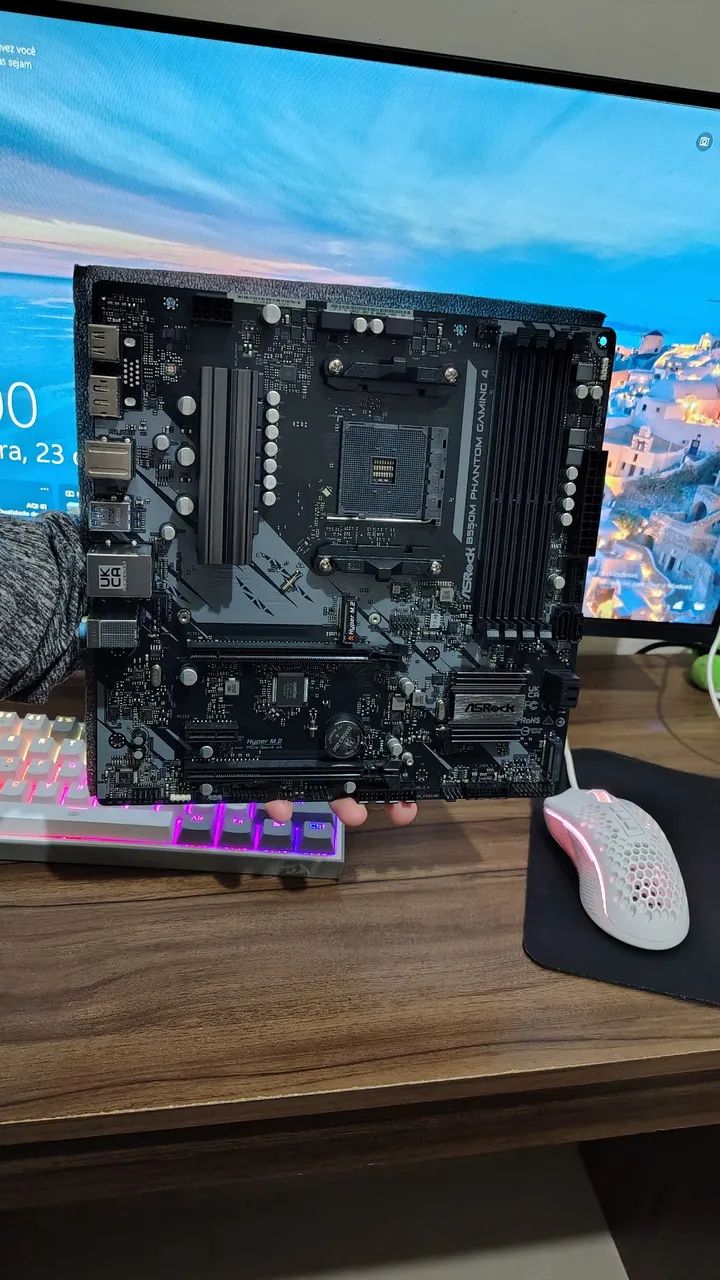PLACA MÃE B550M PHANTOM GAMING 4 - Foto 2