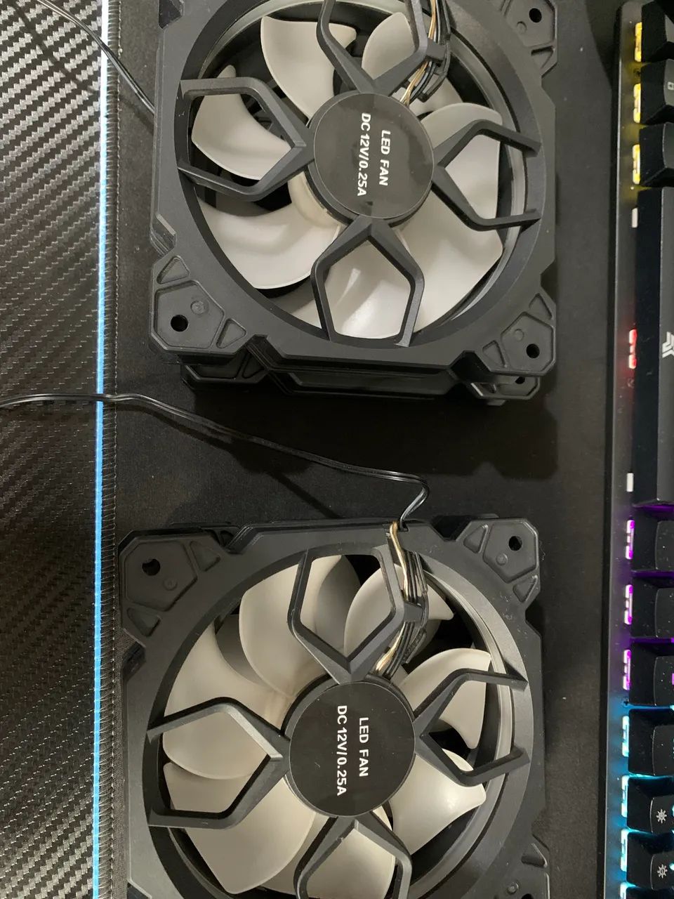 Ventoinha LED FAN RGB 