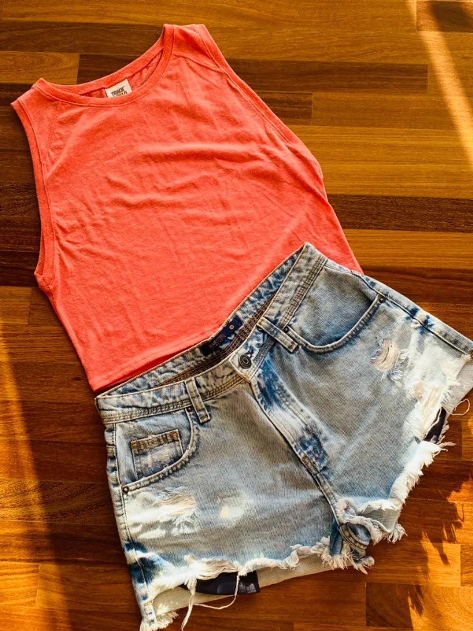 Shorts Jeans BLUESTEEL em estado de novo! - Foto 4