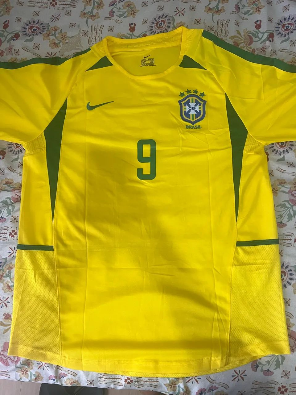 CAMISA OFICIAL SELEÇÃO BRASILEIRA 2002 RONALDO - Roupas - Jardim