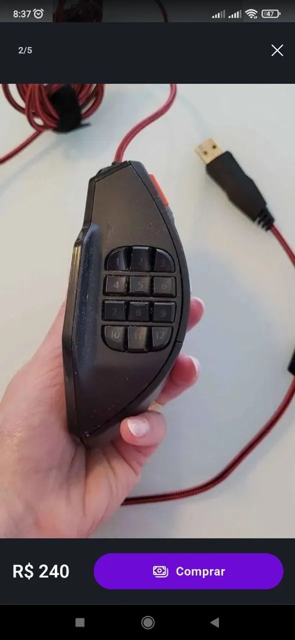 Mouse gamer Multilaser (zero) - Foto 3