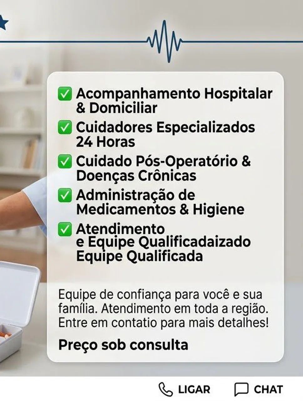 Acompanhamento Hospitalar e Domiciliar 