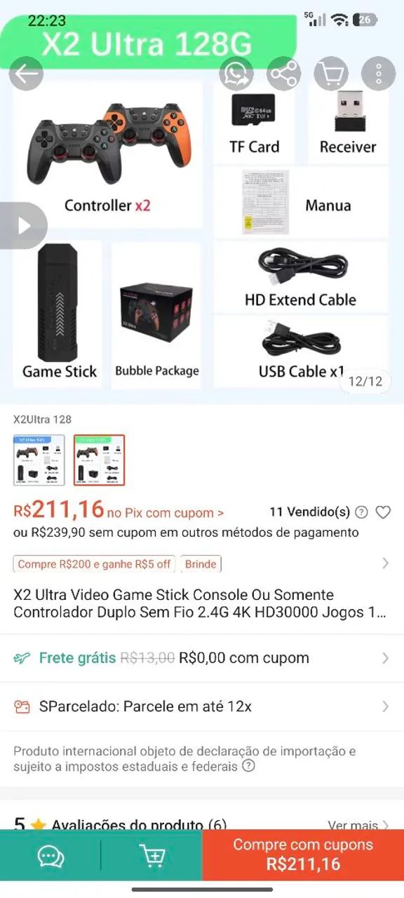 Game stick X2 Ultra 128gb - Foto 3