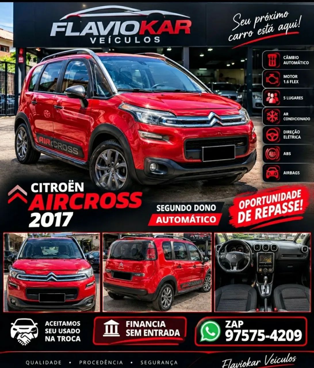 Citroën Aircross AIRCROSS Live 1.6 Flex 16V 5p Aut. 2017