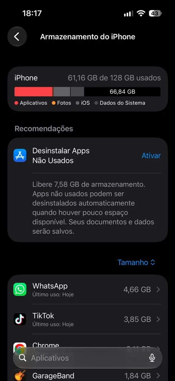 Vende-se IPhone 15 seminovo 