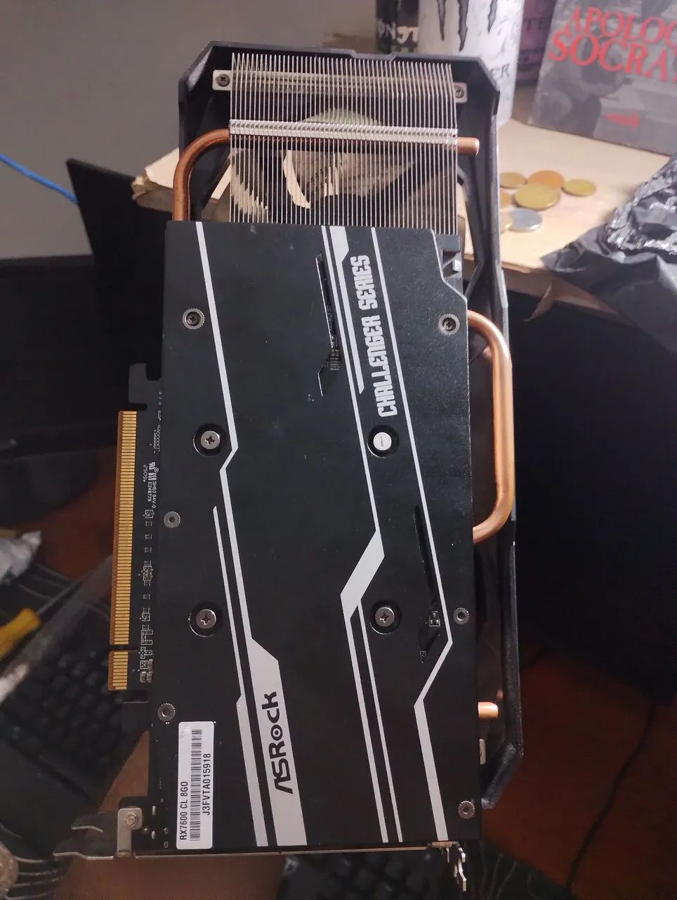 Placa de Vídeo AMD RX 7600 8GB ASROCK OC - Foto 4