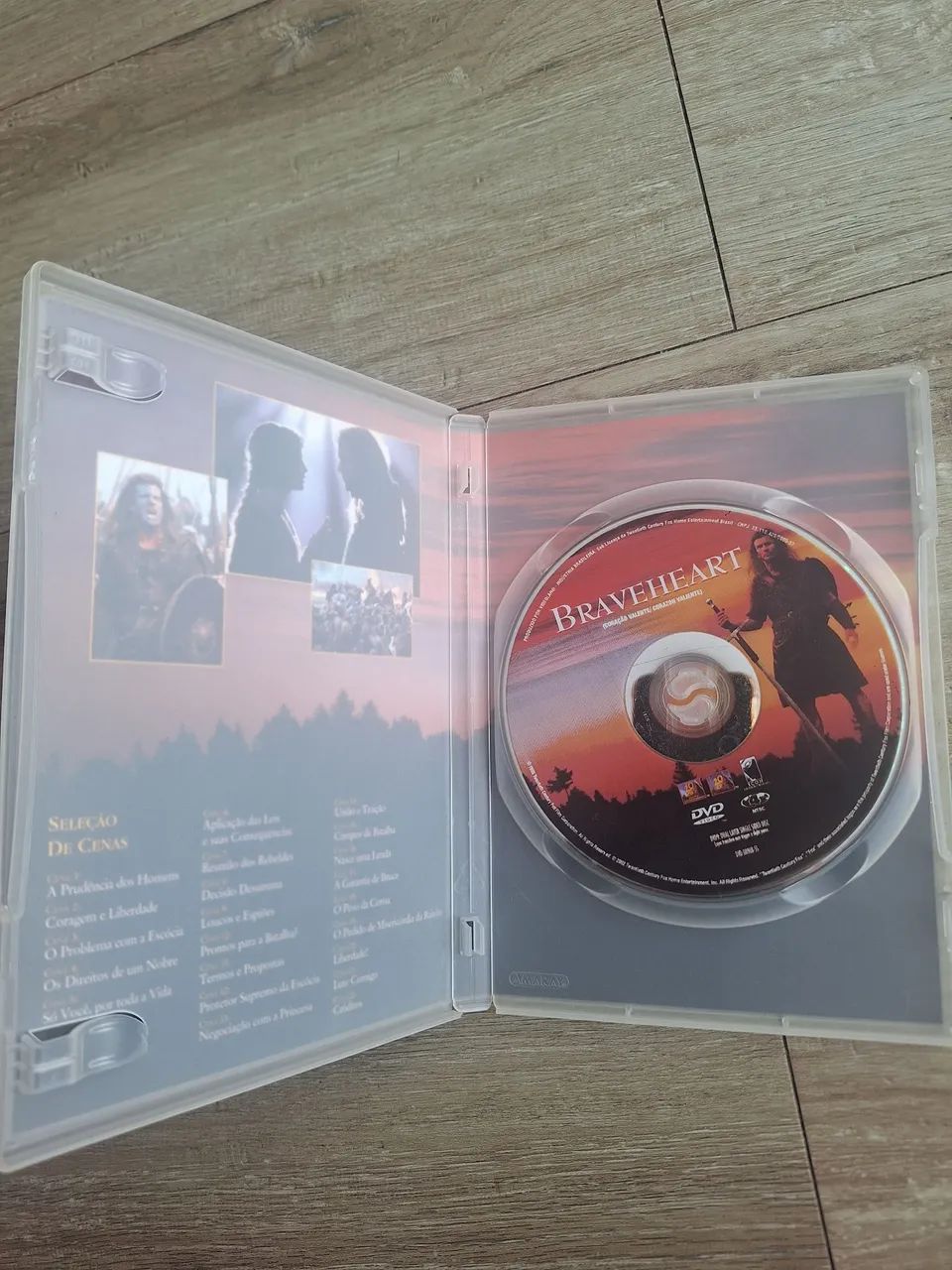 Dvd Coração Valente Braveheart guerra épico - Foto 2