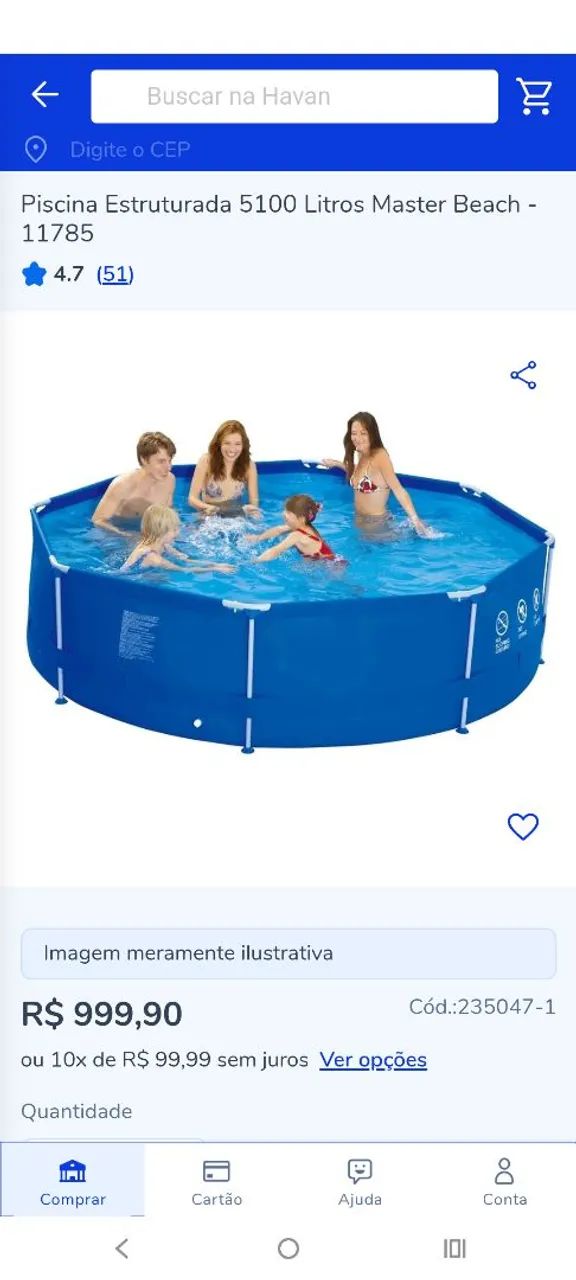 Piscina 5.100litros - Foto 2