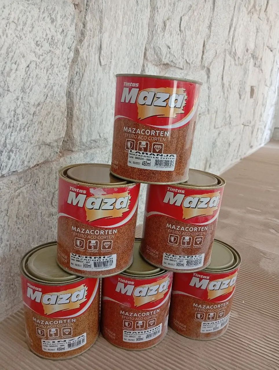 Kit pintura aço cortein Maza - Foto 2
