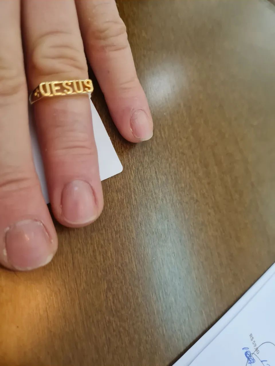 Anel com o nome jesus! - Foto 3