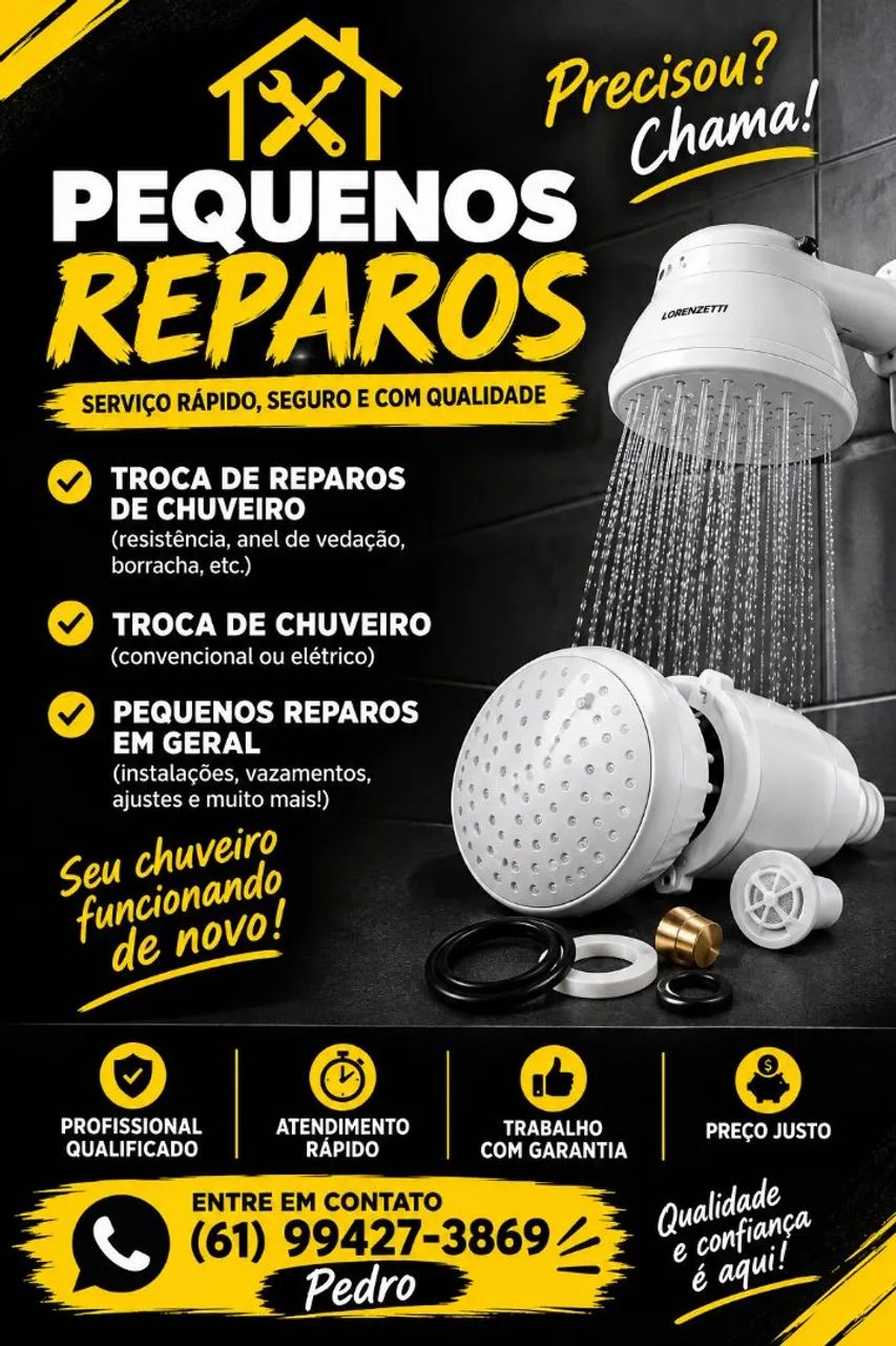 Serviços de pequenos reparos 
