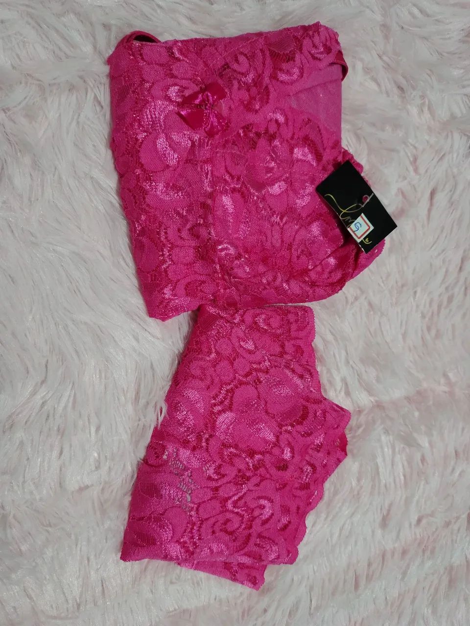 Conjunto de lingerie sem bojo Tam G Pink - Foto 3