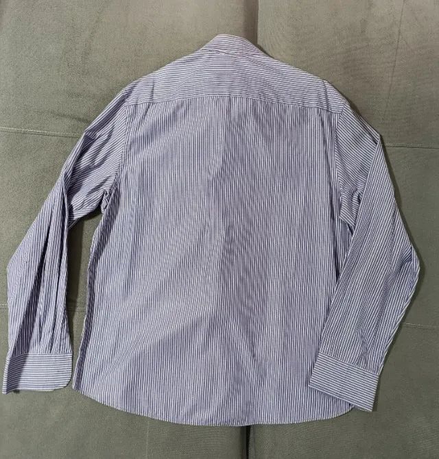 Camisa 100% algodão da marca Luigi Bertolli - Tamanho G - Foto 2