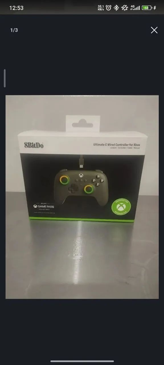 CONTROLE 8BITDO XBOX E PC LACRADO - Foto 3