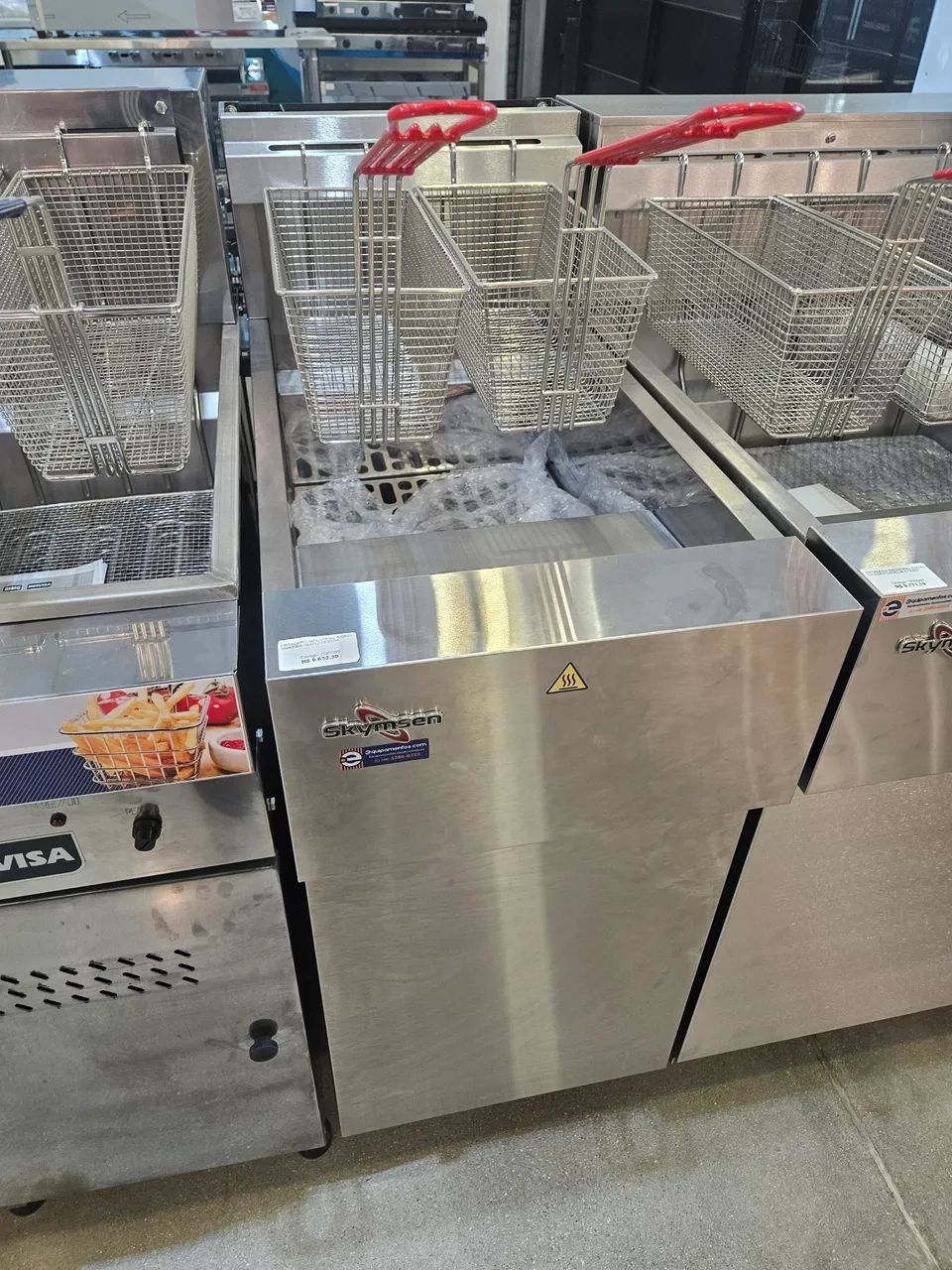 fritadeira industrial a gás 20 litros 90.000 Btus