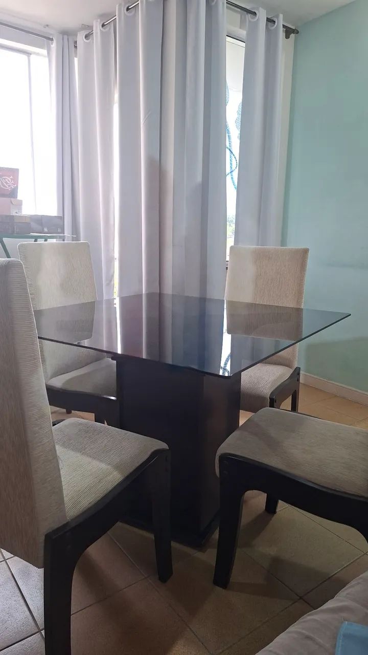 Conjunto Mesa de Jantar com 4 cadeiras - Foto 3