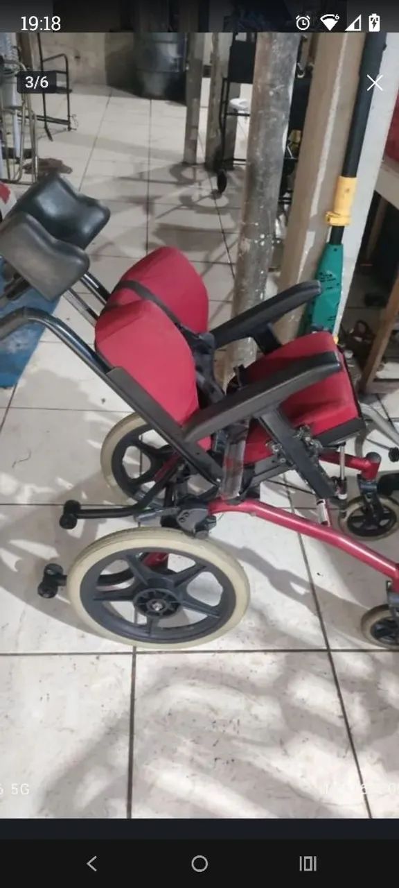 CADEIRA DE RODAS INFANTIL ORTOPÉDICA  - Foto 4