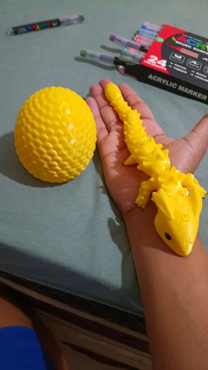 Dragão articulado + Ovo de dragão  - Foto 2