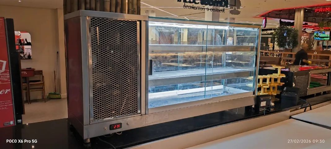 Sushi Case em aço inox com 2 andares - Foto 2