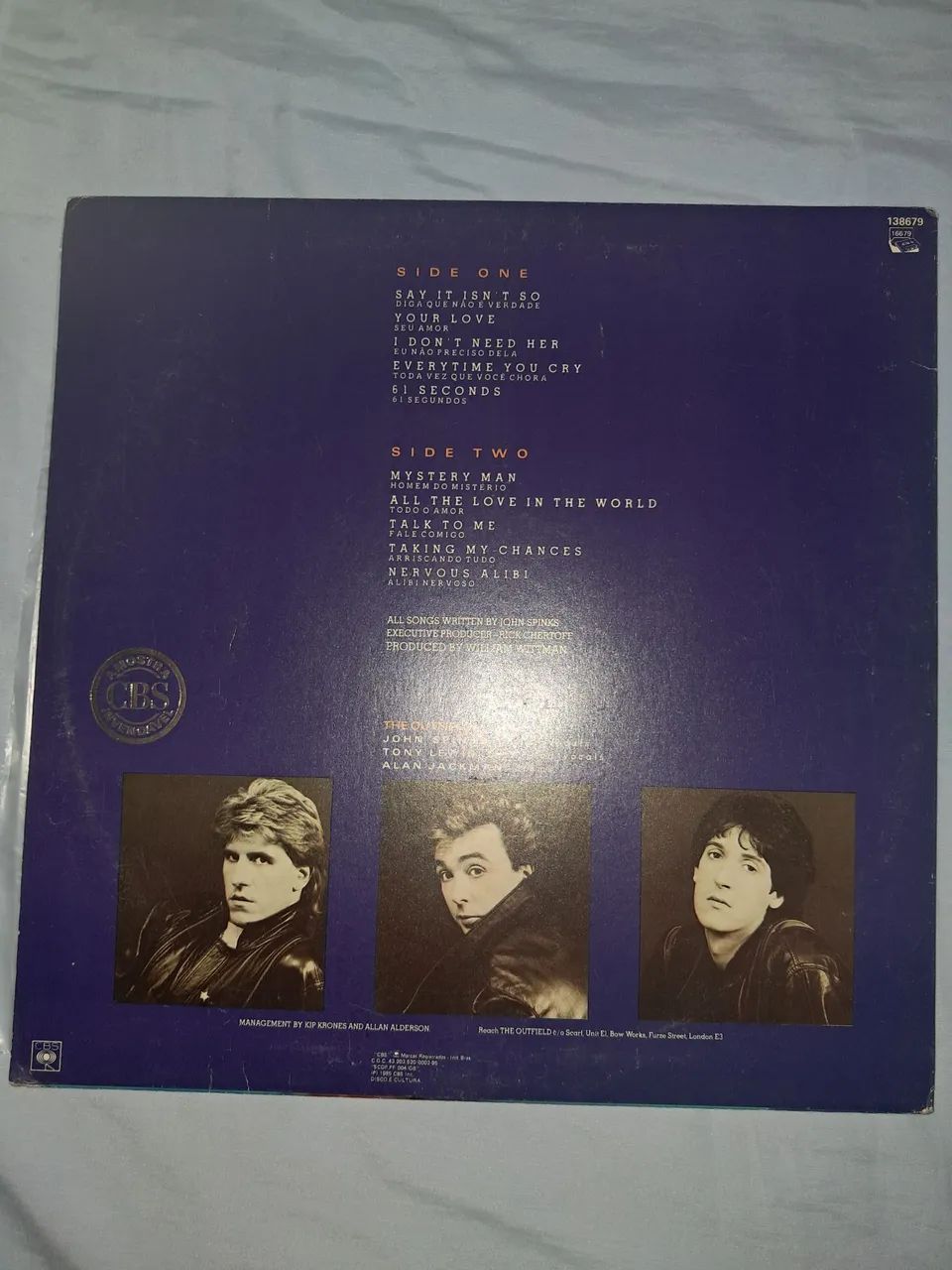LP THE OUTFIELD - PLAY DEEP - Foto 2
