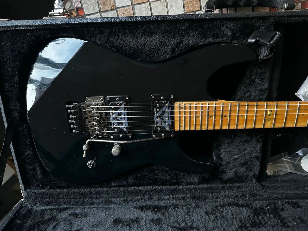 Guitarra esp standard m-II made in japan com case original caps