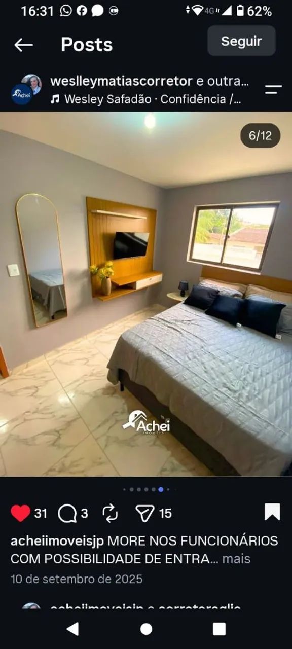 Repasse apartamento  ja mobiliado. ou troco  por casa ou carro  - Foto 5