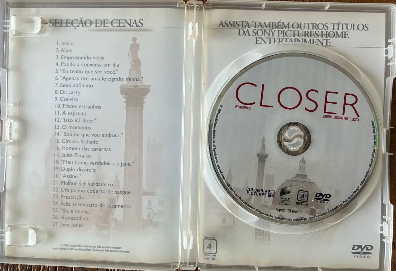 DVD - CLOSER - Foto 3
