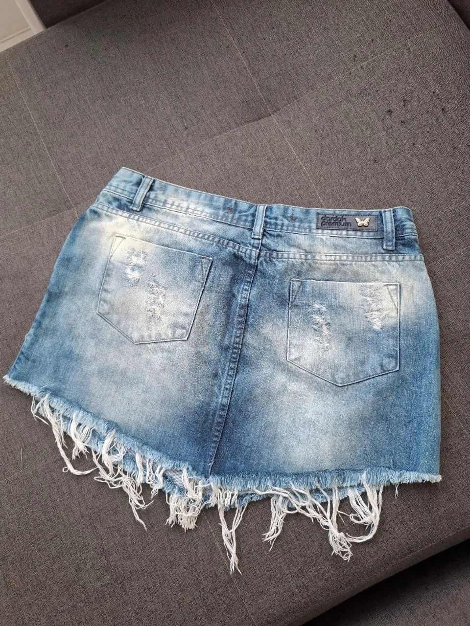Saia Jeans Azul | TAM [42] - Foto 2