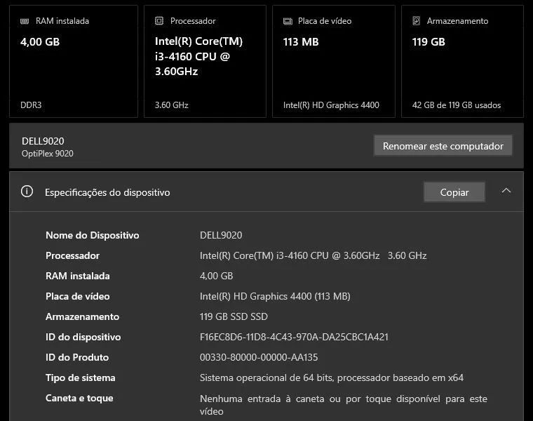 Dell OptiPlex i3 4a Ger + SSD 128GB - Sem Fonte - Foto 5
