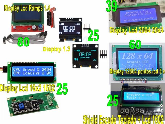 arduino Display 1.3 Polegadas Oled Iicd Lcd - Foto 4