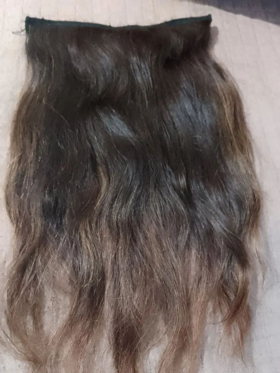 Aplique de cabelo brasileiro com tic tac  - Foto 3