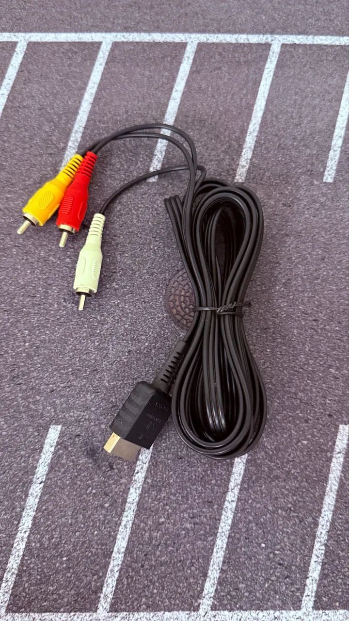 Cabo Av PS2/PS3 original