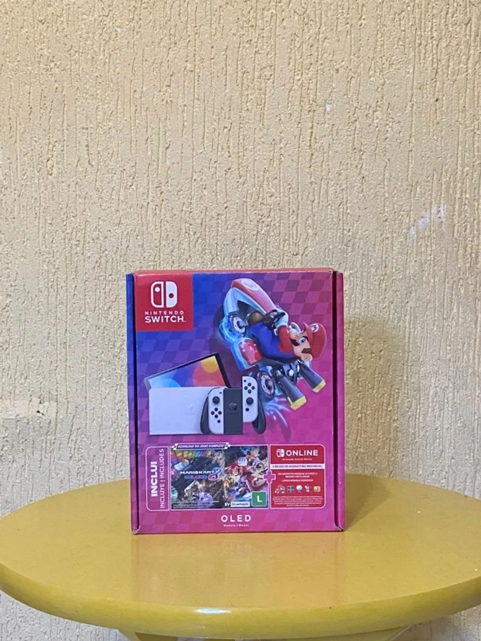Nintendo Switch Oled Branco 64 gb Desbloqueado Quase novo - Foto 3