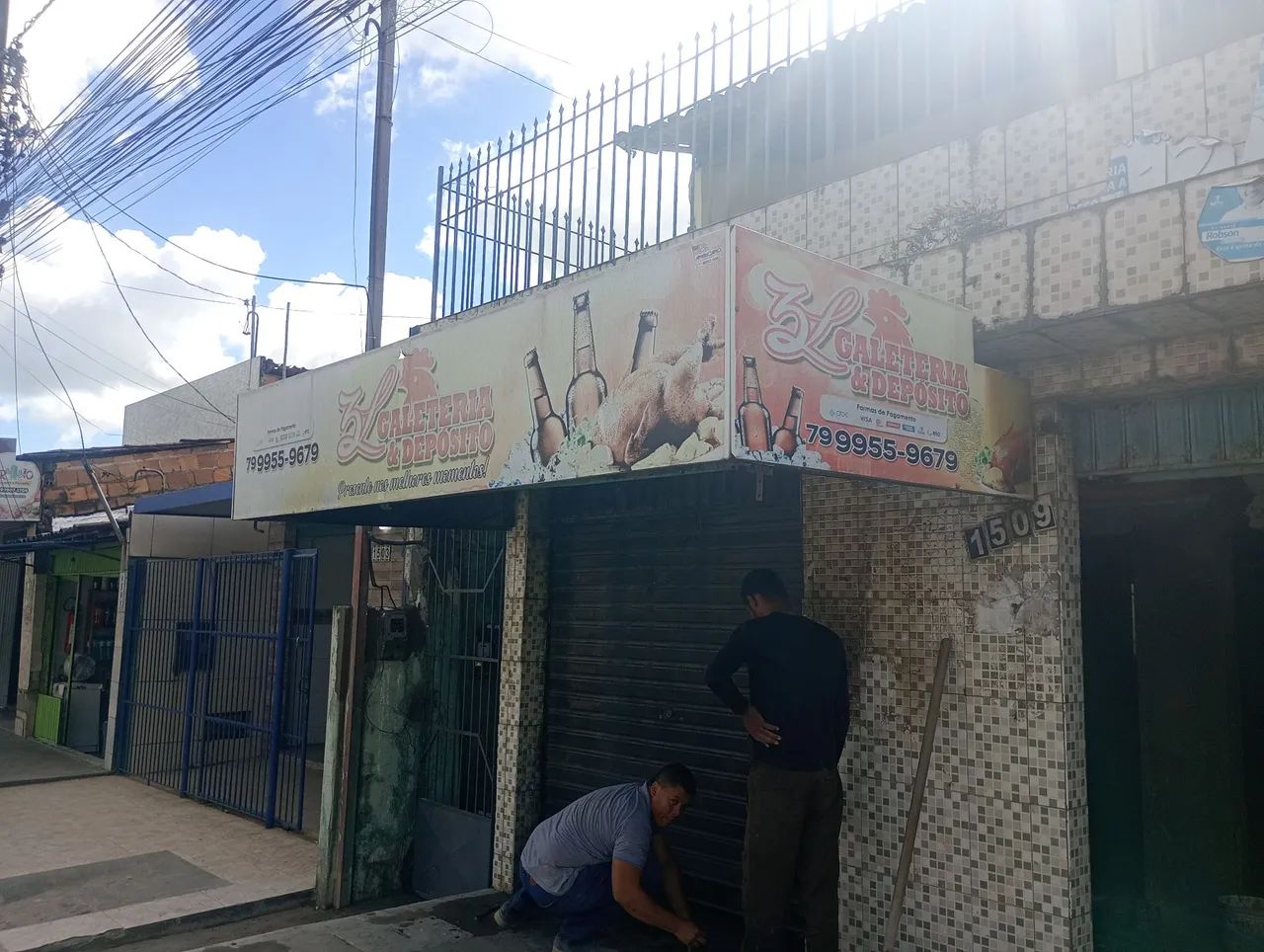 TOLDO COM PLACA PRA BANNER 1,55X3,20X0,60 - Foto 4