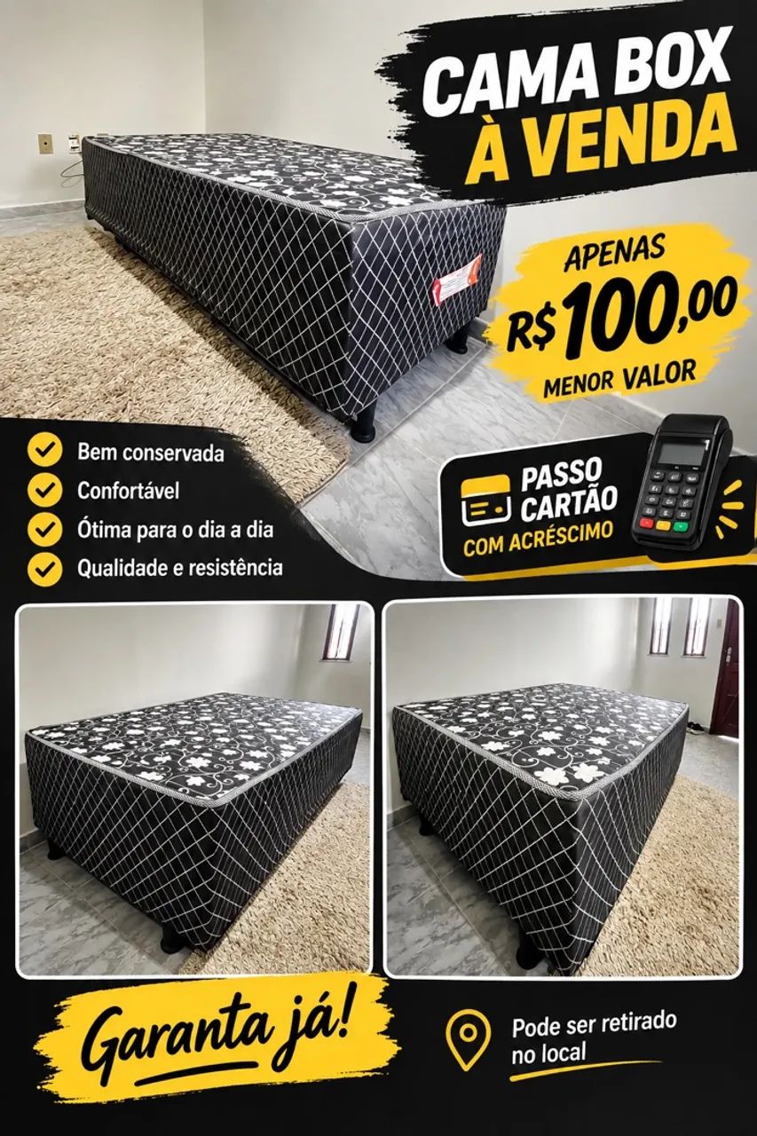 Base de cama solteiro 