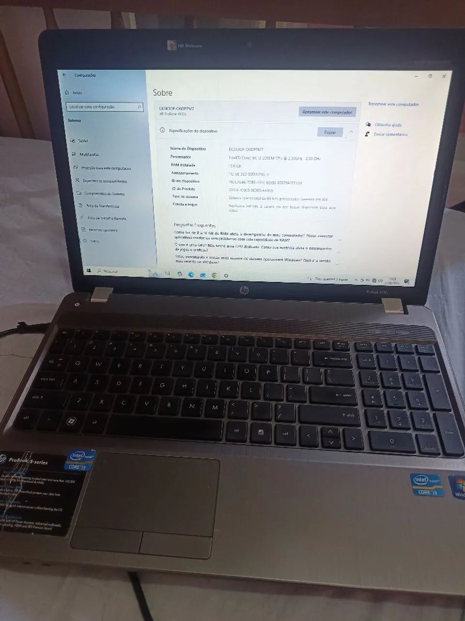 Notebook HP PROBOOK 4530s - Foto 3