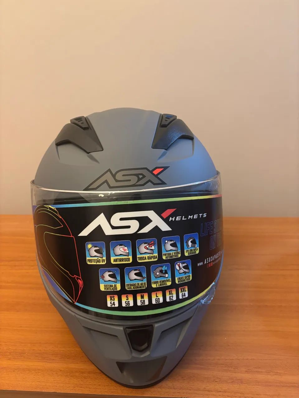 Capacete novo ASX 