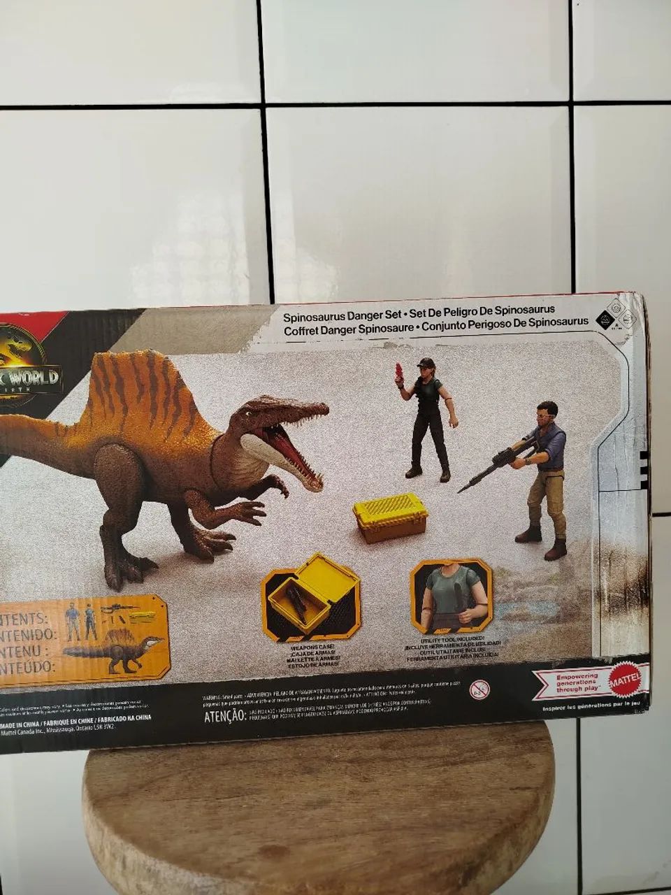 Jurassic world danger set spinossauro mattel - Foto 2