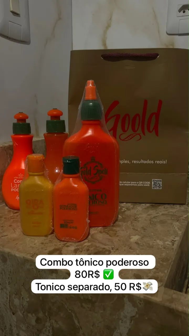 Produtos baratos goold spell