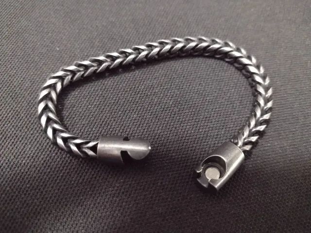 Pulseira Motoqueiro/Rock 19cm - Foto 3